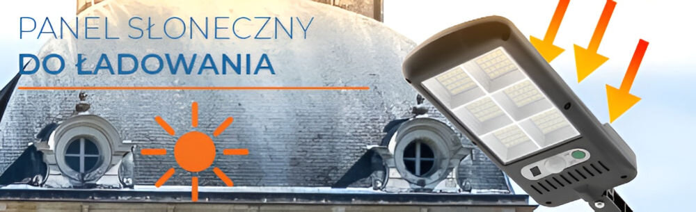 LAMPA SOLARNA LTC LXLL116 energia słoneczna akumulator panel oświetlenie
