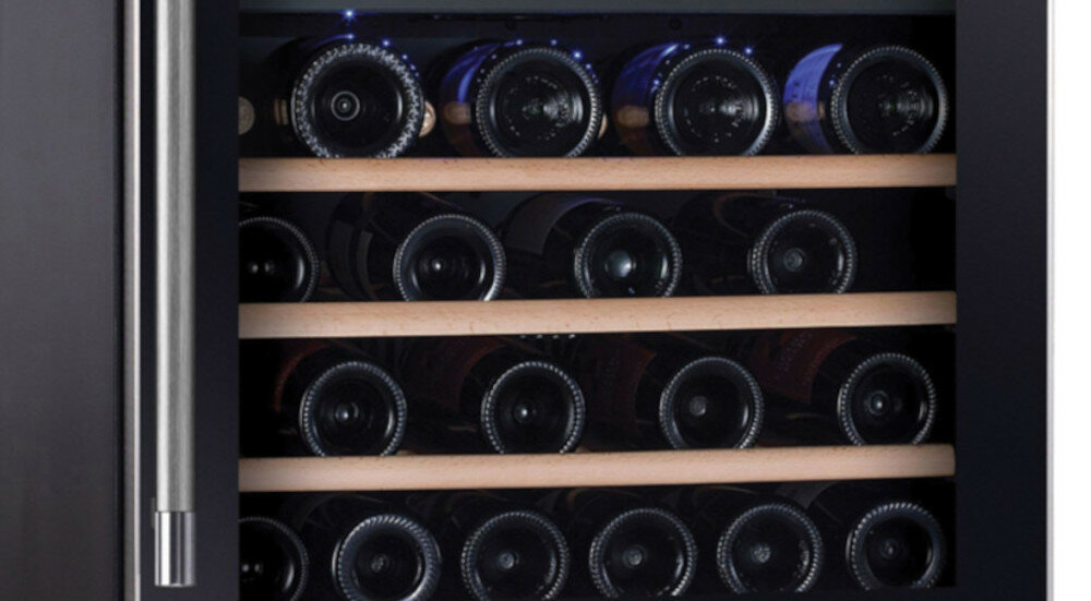 Chłodziarka do wina CANDY CCVB60D szkło UV filtr