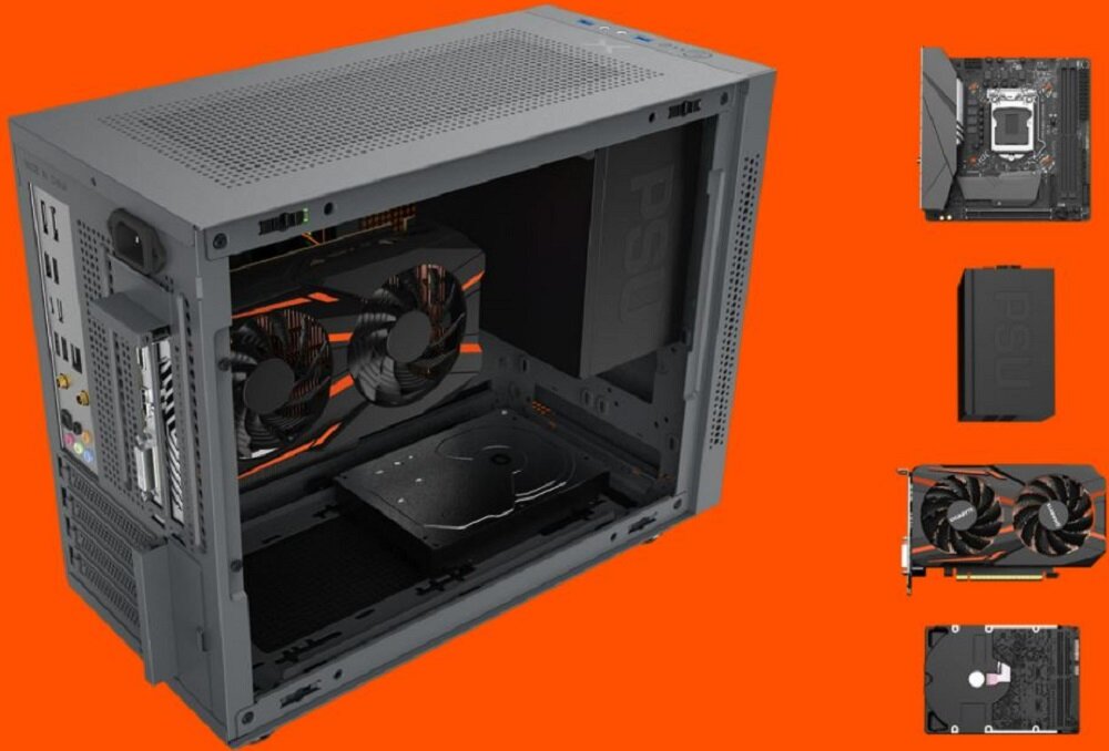 Obudowa KRUX Naos TG KRX0089 - System montazu