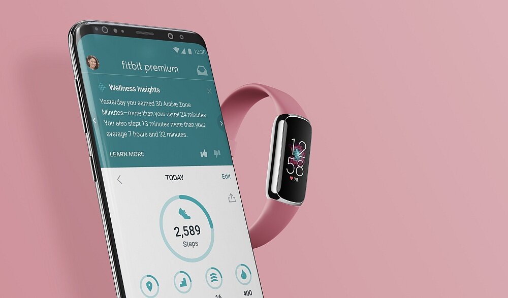 Smartband FITBIT Luxe ekran bateria monitoring zdrowie sport serce sen pojemność ładowanie pasek wykonanie wytrzymałość aplikacja