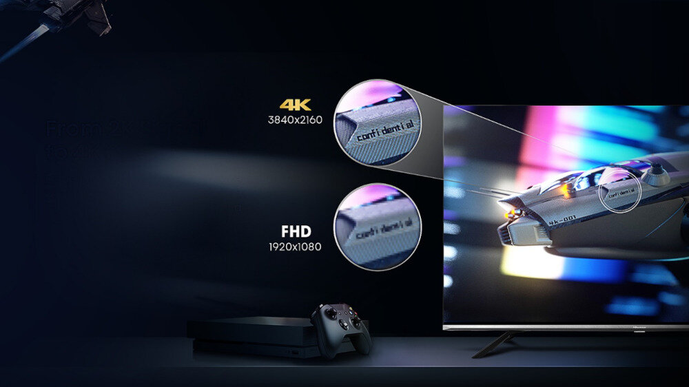 Telewizor HISENSE E7GQ - Rozdzielczość 4K