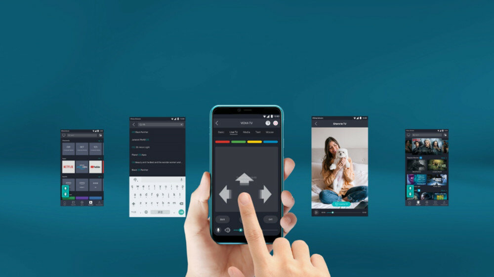 Telewizor HISENSE A6G  - aplikacja
