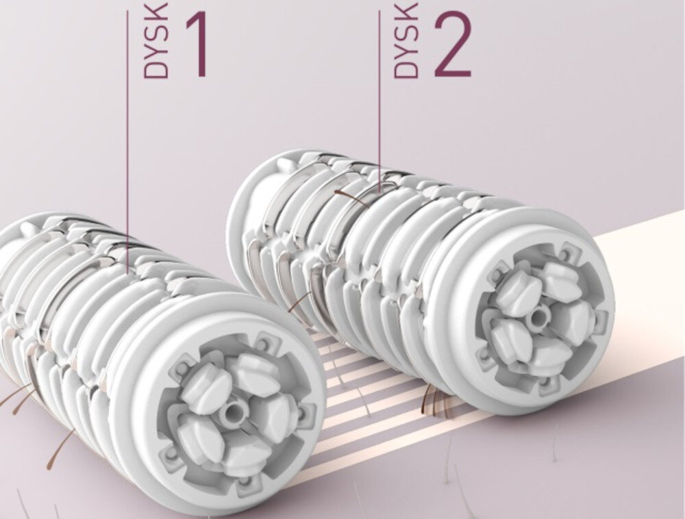 Depilator PANASONIC ES-EL8C-G503 szybka i delikatna depilacja 7 nasadek