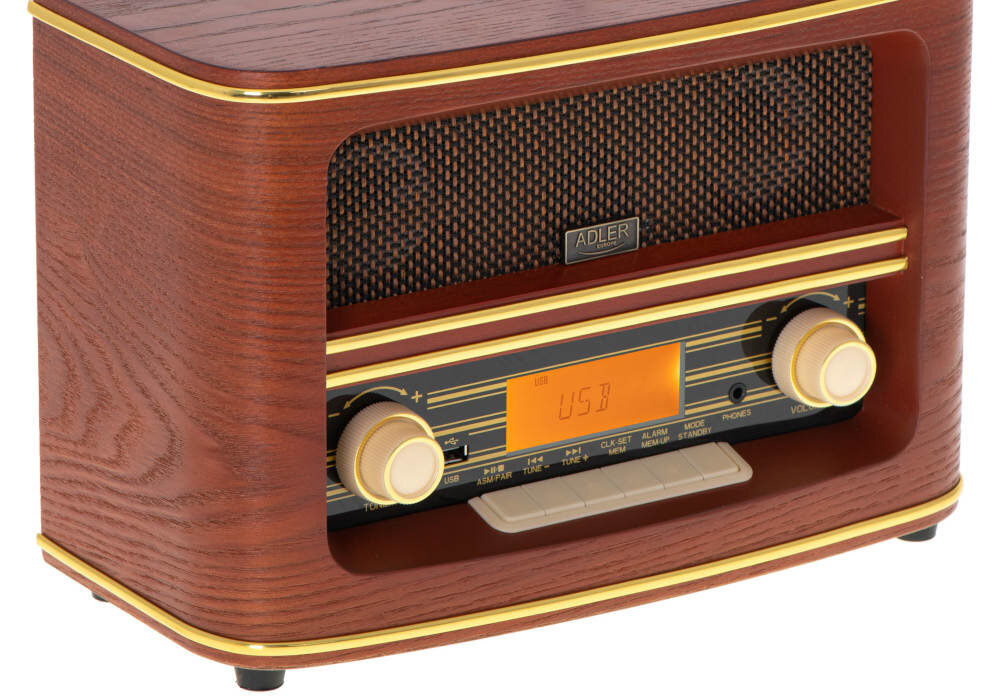 Radio ADLER AD 1187 Odtwarzanie technologia Bluetooth v5.0 Wyłącznik czasowy