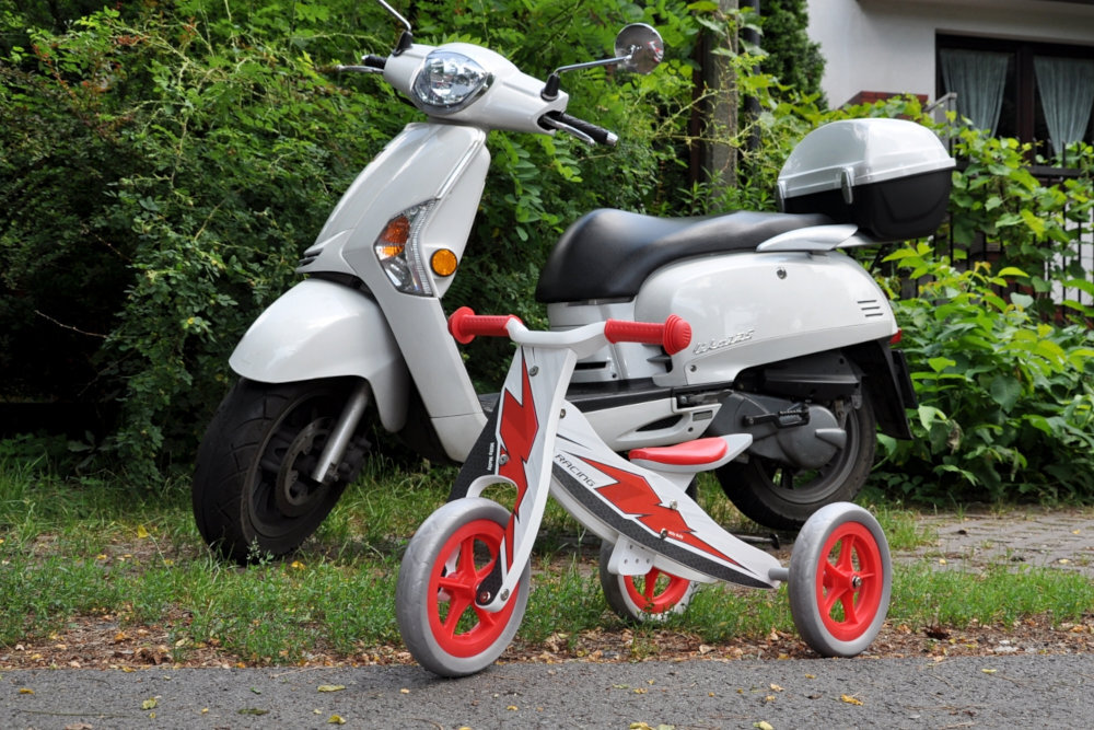 Rowerek biegowy MILLY MALLY Look 2w1 piankowe kolka