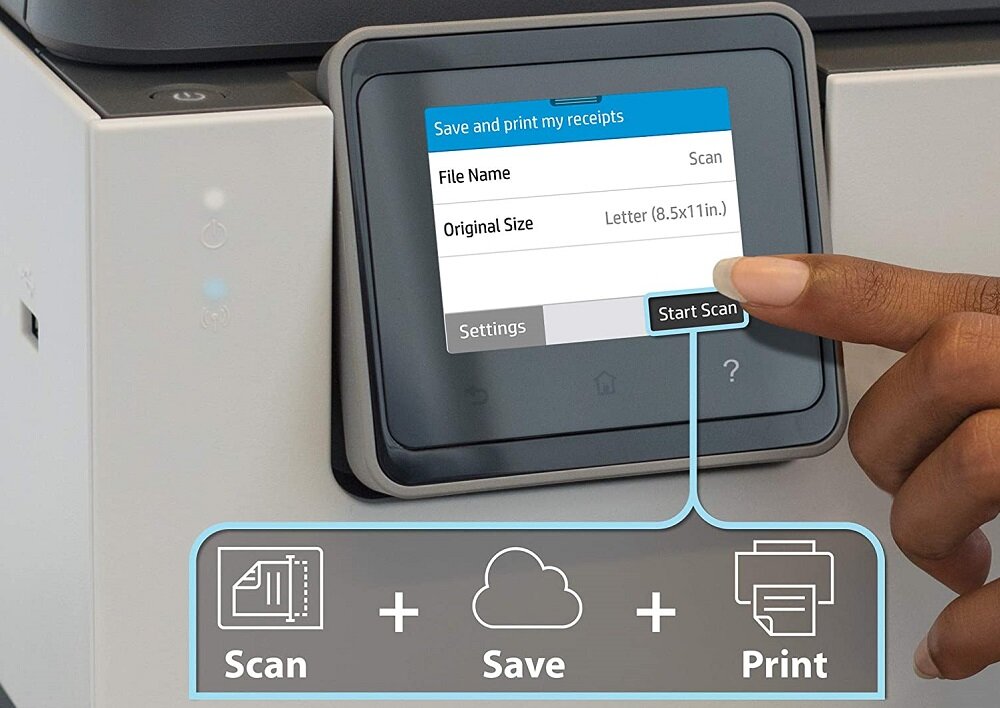Urządzenie HP OfficeJet Pro 9012e - drukuj wygodnie