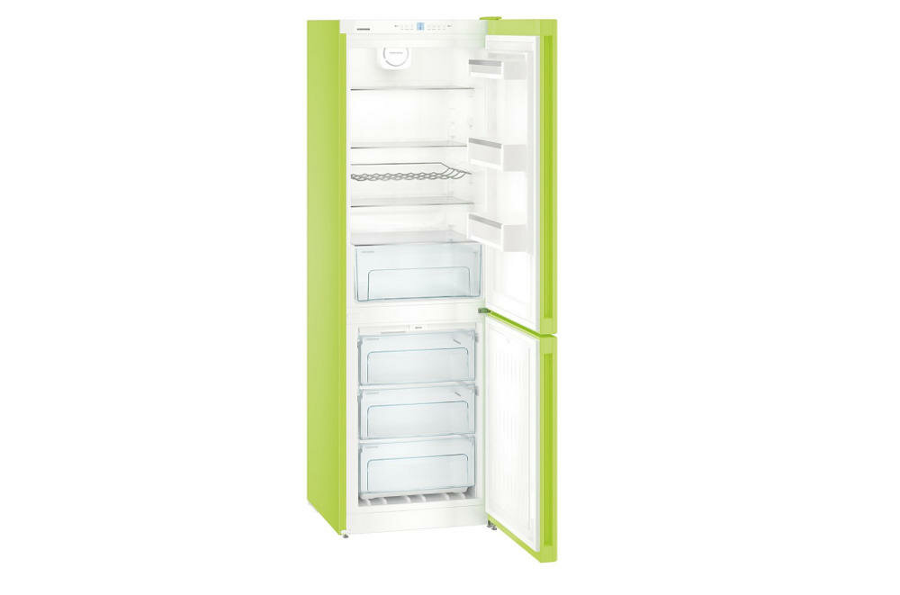 LIEBHERR-CNKW-4313 przechowywanie półki pojemniki drzwi nabiał szkło elegancko łatwe czyszczenie