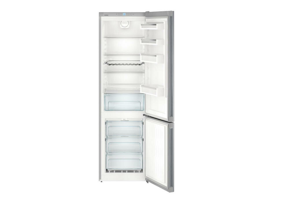 LIEBHERR-CNel-4813 przechowywanie półki pojemniki drzwi nabiał szkło elegancko łatwe czyszczenie