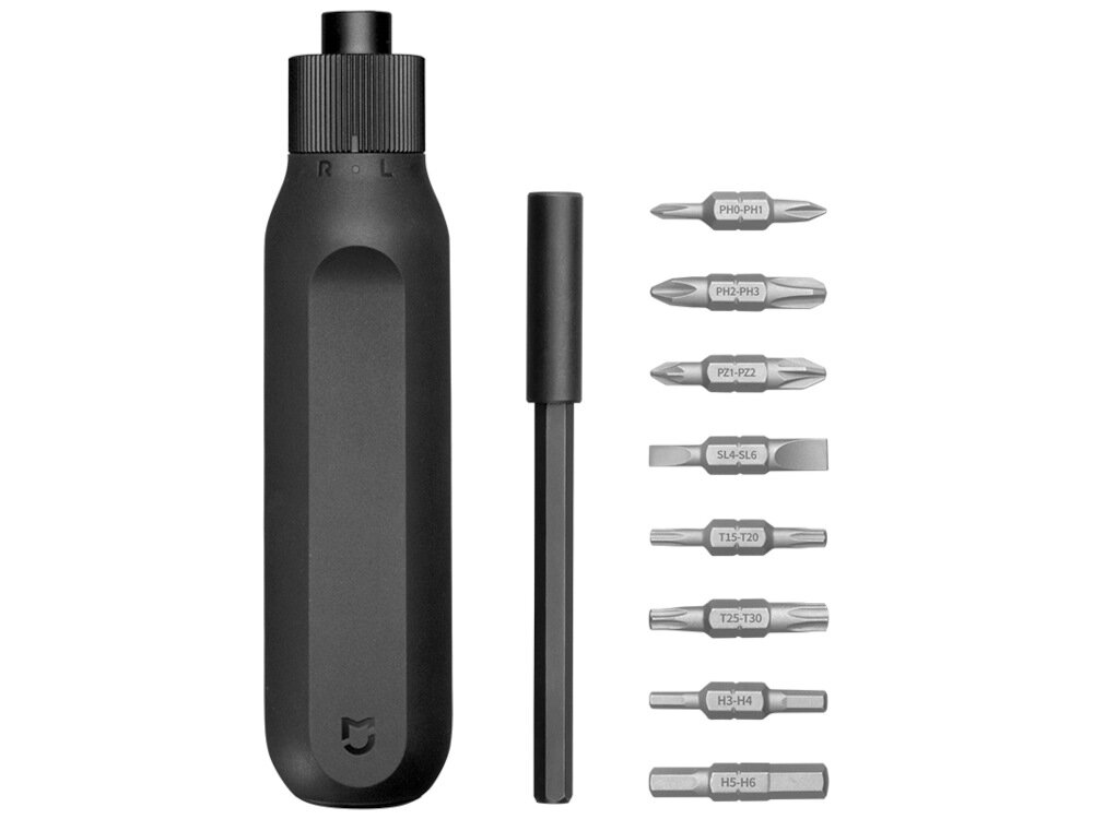 Śrubokręt Xiaomi Mi 16-in-1 Ratchet Screwdriver zesta śrubokręt uchwyt 8 odwracalnych końcówek przedłużacz dokumentacja