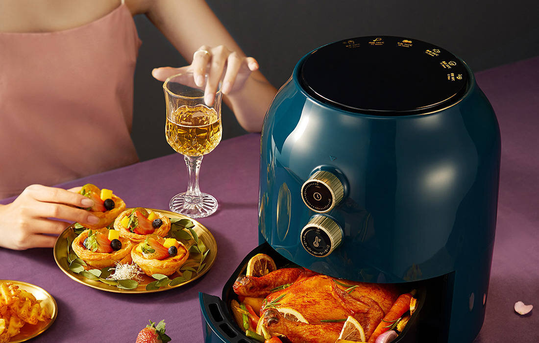 Frytkownica beztluszczowa BEAR  VS-8083A Air Fryer 2 pokretla moc 1350 W