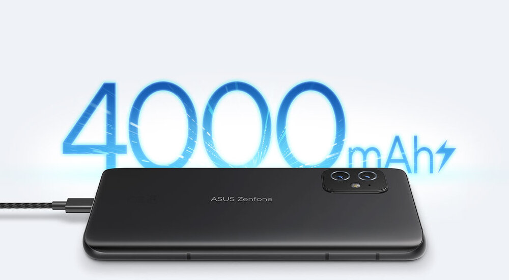 SMARTFON ASUS ZENFONE 8 5G 8+256GB CZARNY Bateria