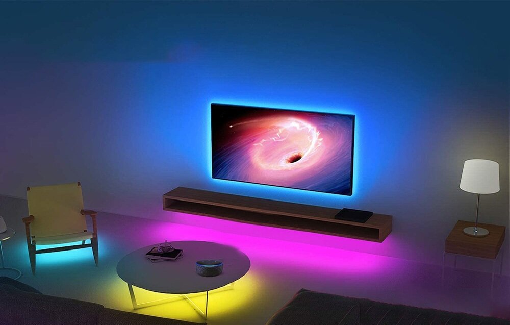 Taśma LED NITEBIRD SL3 2 x 5 m WiFi kompatybilnosc z Amazon Alexa Google Assistant sterowanie za pomoca glosu dostosowane oswietlenie