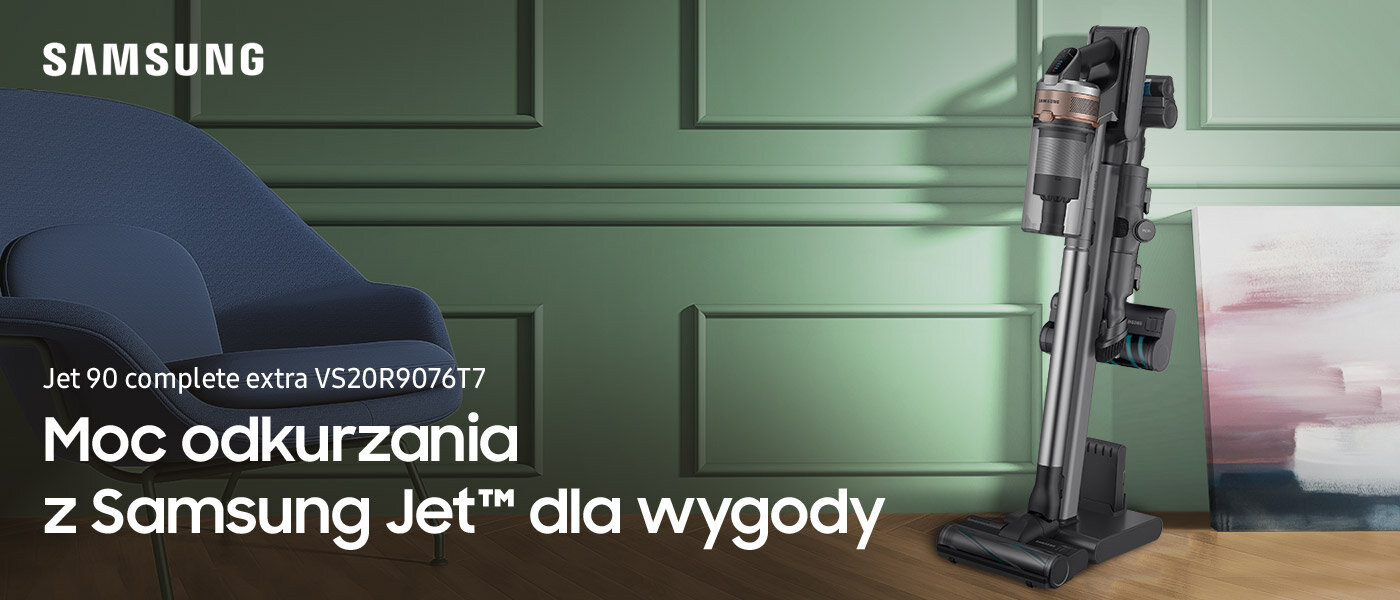 Zdjęcie odkurzacza Jet 90 complete extra, który zakupić można w sklepach Media Expert Zdjęcie odkurzacza Jet 90 complete extra, który zakupić można w sklepach Media Expert