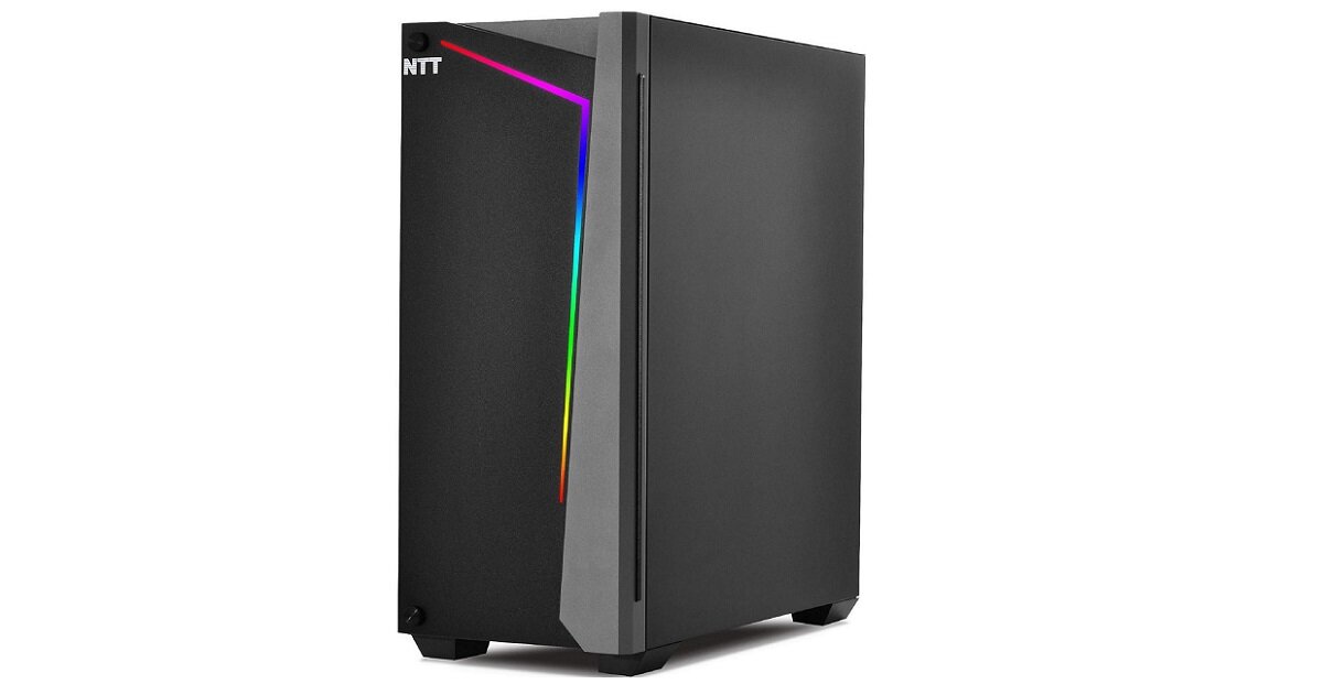 Komputer NTT Game B450R5 R5-3600 16GB SSD 512GB GeForce RTX3060 Windows 10 Home Pełny, 3-letni serwis gwarancyjny z obsługą transportu