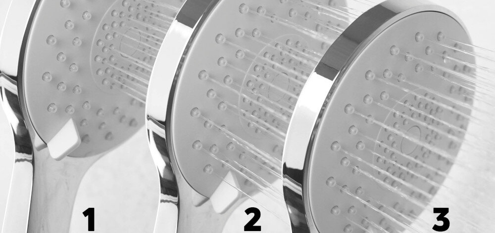 BATERIA WANNOWA DEANTE Agawa BQG 013M CHROM 3-funkcyjna słuchawka deszczowy hydromasaż mieszany