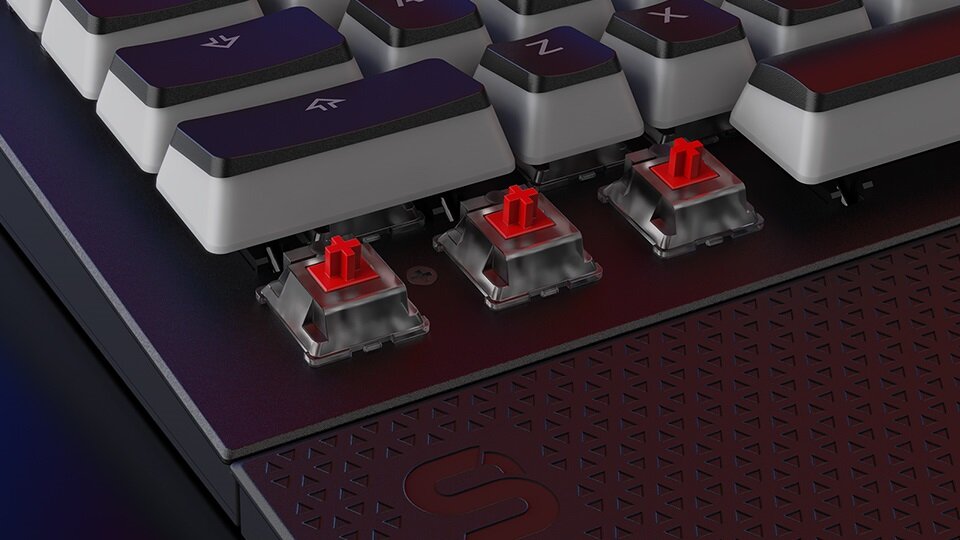 Klawiatura SPC GEAR GK650K Omnis Kailh Red Pudding - przełącznik Kailh Red krótki czas reakcji