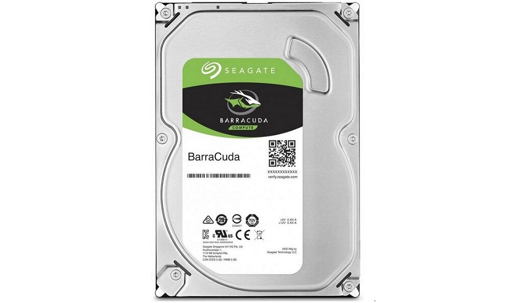 Dysk SEAGATE BarraCuda HDD 1 TB pojemności