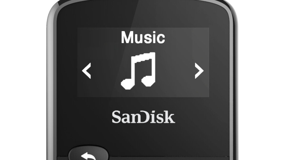Odtwarzacz MP3 SANDISK Clip Jam - wyświetlacz