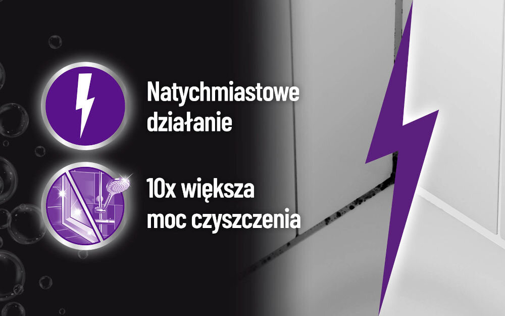 Płyn do czyszczenia łazienki CILLIT BANG Pleśń i czarne osady 750 ml moc czyszczenia