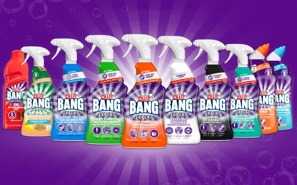 Płyn do czyszczenia kuchni CILLIT BANG Degreaser Without Scrubbing 750 ml łatwe sprzątanie