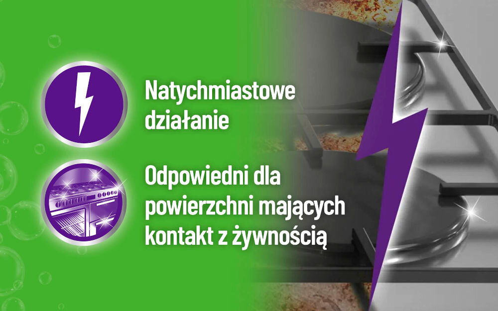Płyn do czyszczenia kuchni CILLIT BANG Degreaser Without Scrubbing 750 ml natychmiastowe działanie