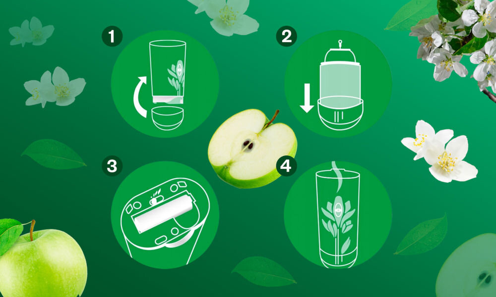 Odświeżacz powietrza AIR WICK Świeżość Letniego Poranka 250 ml sposób użycia