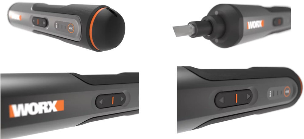 Wkrętak akumulatorowy WORX WX240 kompaktowe wymiary