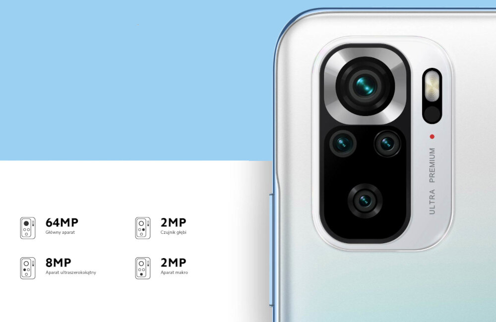 SMARTFON XIAOMI REDMI NOTE 10 S CZTERY APARATY