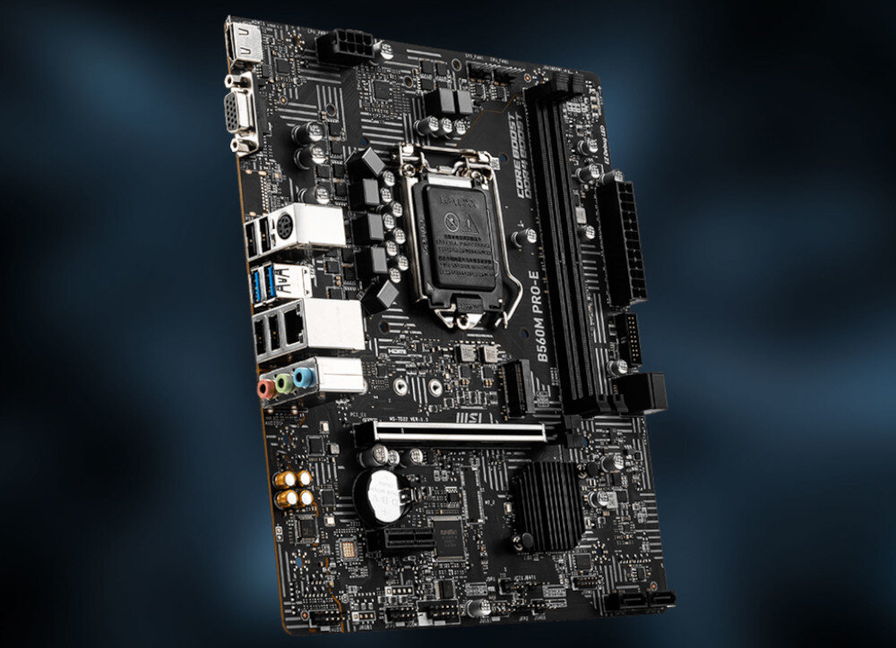 Płyta główna MSI B560M Pro-E pamięć pojemność taktowanie dual channel