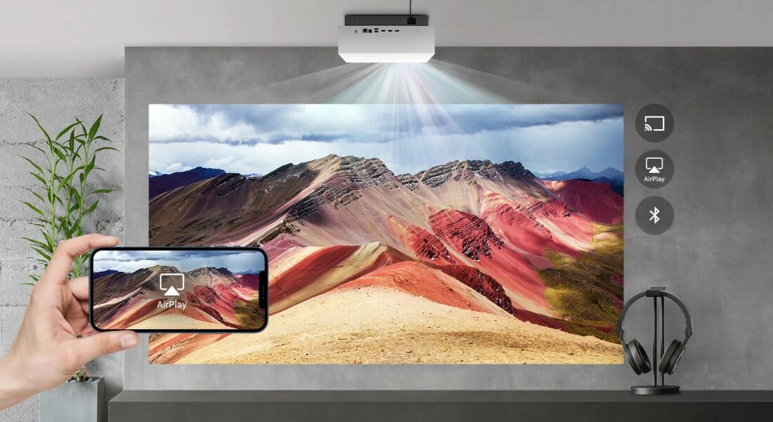 Projektor LG HU810PW - AirPlay