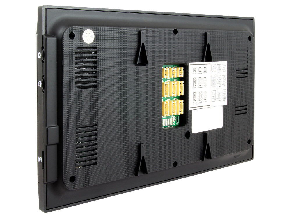 Monitor do wideodomofonu EURA EURA VDA-01C5W montaż niezwykle prosty przykręcić do ściany dołączoną do zestawu ramkę montażową połączyć kostki łączeniowe z żyłami przewodu podłączyć zasilacz do gniazda wysokość 150 cm