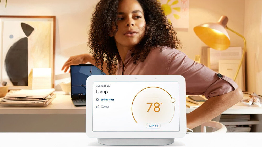 Głośnik multiroom GOOGLE Nest Hub Max - wyświetlacz
