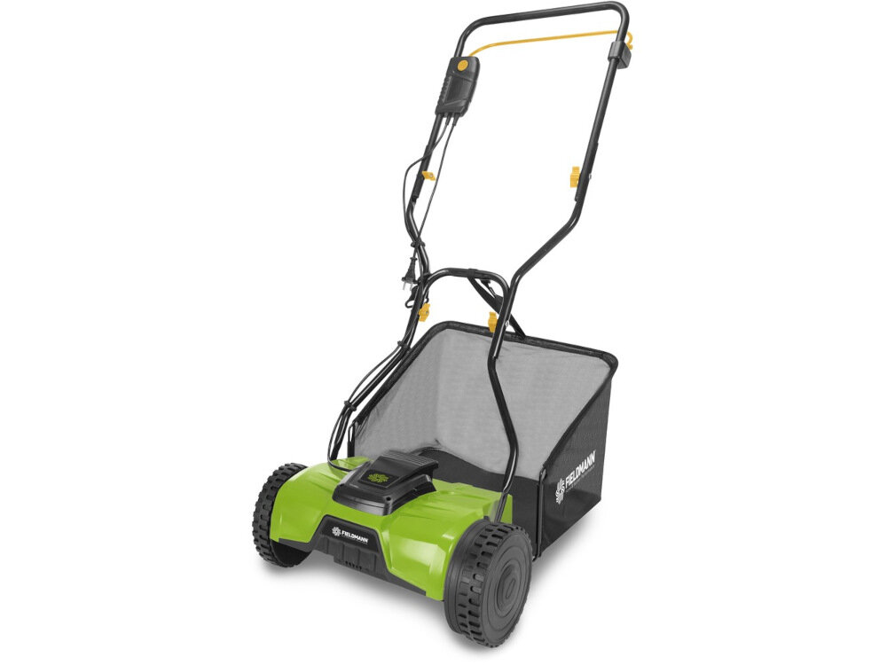 Kosiarka elektryczna FIELDMANN FZR 1050-E 400W efektywne działanie intuicyjna obsługa niski poziom hałasu 96 dB