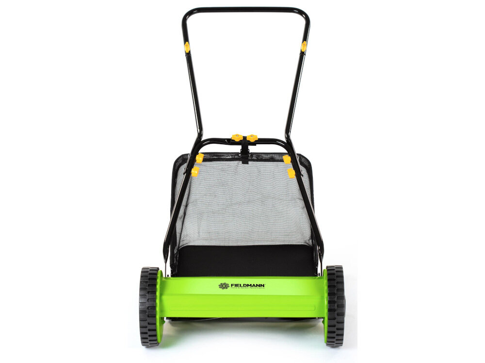 Kosiarka elektryczna FIELDMANN FZR 1050-E 400W szczotkowy silnik elektryczny pojemność 400 cm3 może być używana jako kosiarka ręczna