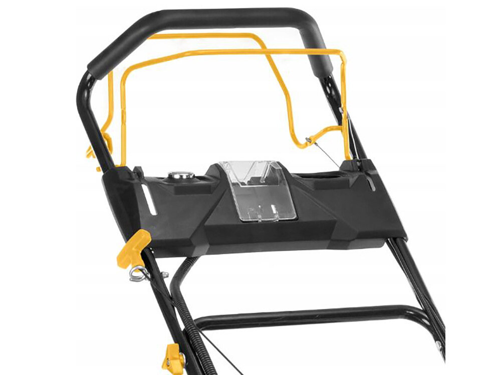 Kosiarka spalinowa FIELDMANN FZR 4615 LiBES bardzo komfortowa rączka ergonomiczna forma miękkie wykończenie uchwytu