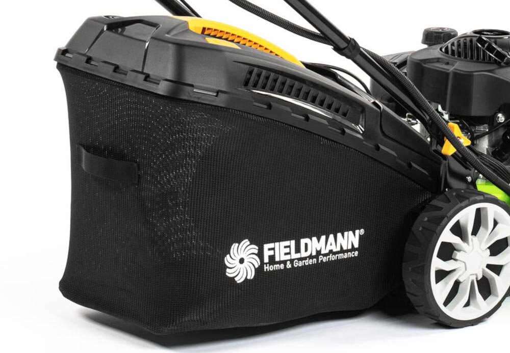 Kosiarka spalinowa FIELDMANN FZR 4615 LiBES kosz siatkowy pojemność 55 l wskaźnik napełnienia kosza