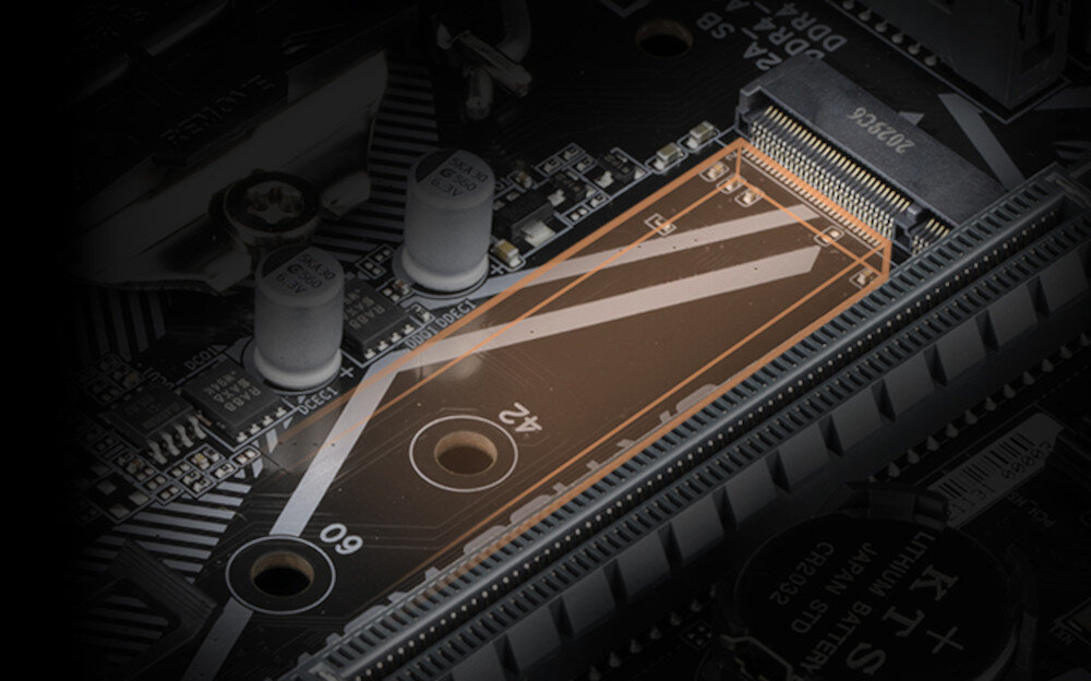 Płyta główna GIGABYTE H410M S2H V2 dysk M.2 szybkość