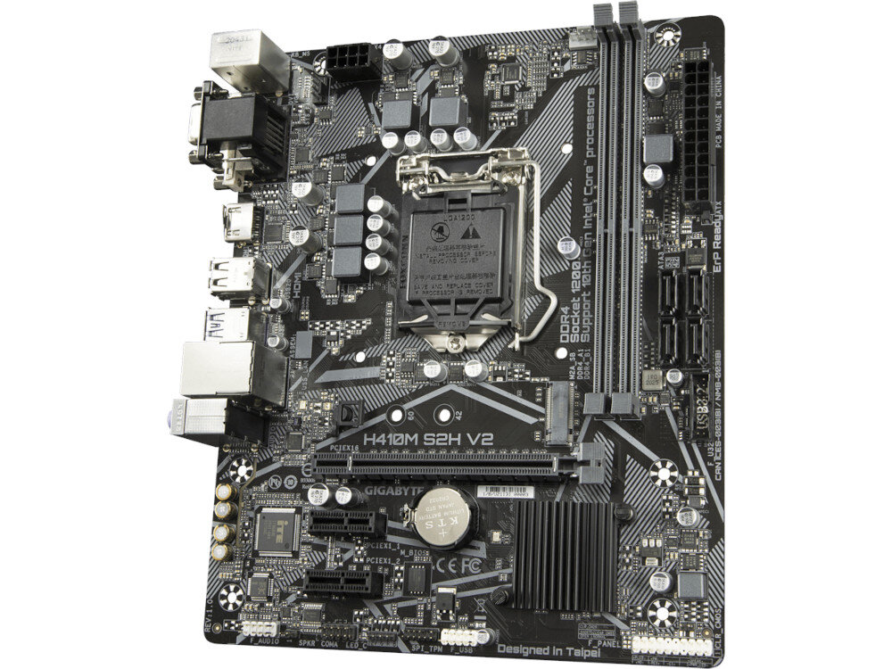 Płyta główna GIGABYTE H410M S2H V2 kompatybilność procesory pamięć taktowanie