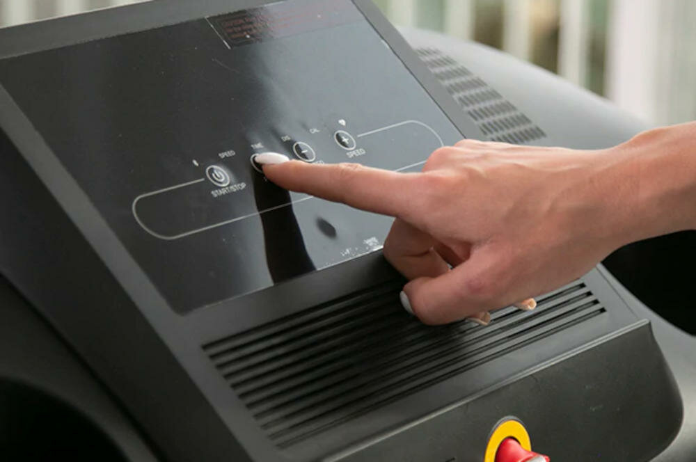 OVICX bieżnia komputer wyświetlacz LCD czas dystans puls kalorie