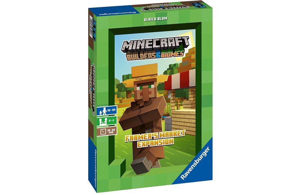 Gra planszowa RAVENSBURGER Minecraft Rynek Farmera dodatek do gry Przygotuj się na zupełnie nową przygodę w świecie Minecraft