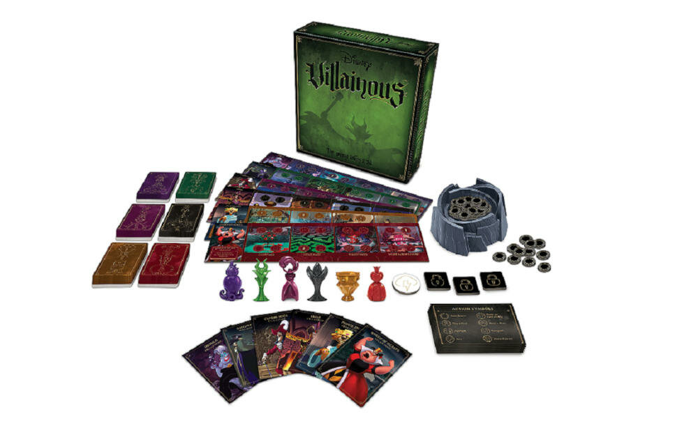RAVENSBURGER-VILLAINOUS-GRA złoczyńca disney czarny charakter postać