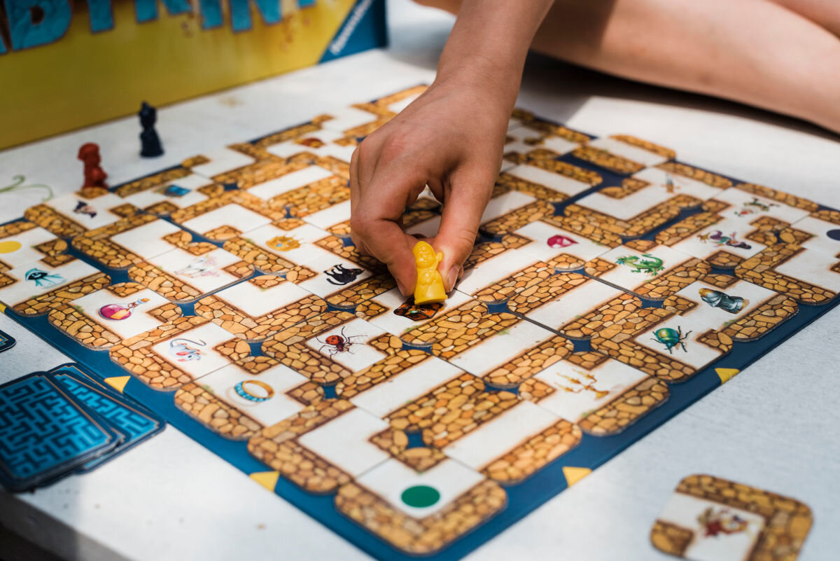 Gra planszowa RAVENSBURGER Zakręcony labirynt zasady gry cel gry