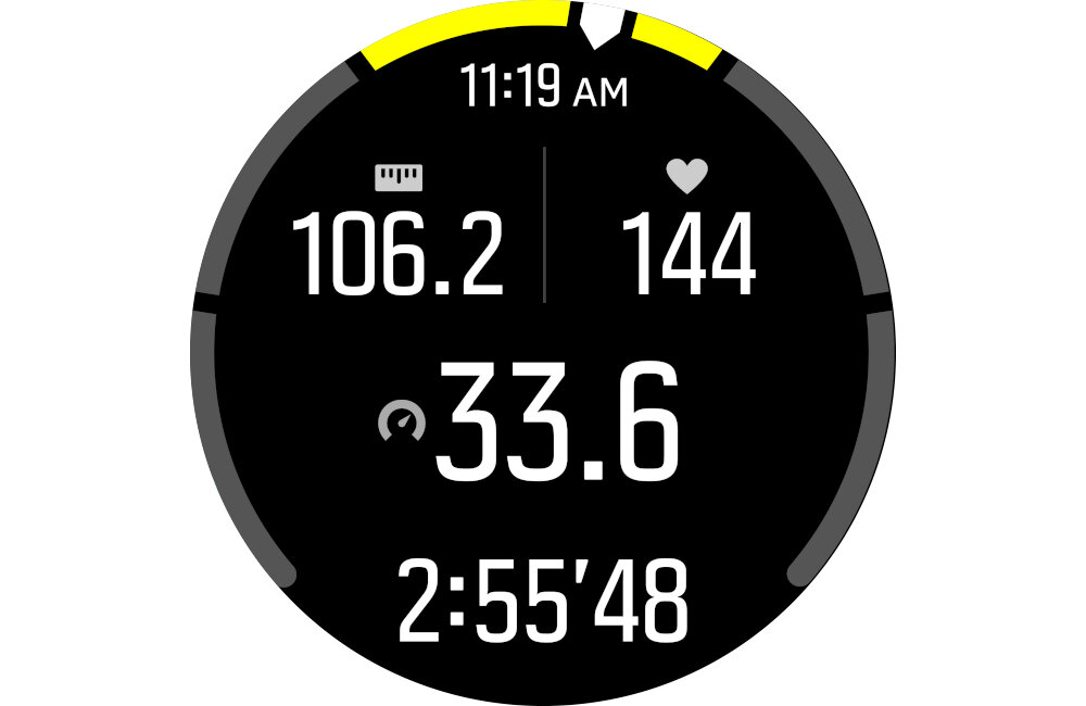 ZEGAREK SUUNTO 9 PEAK ALL BLACK aktywność miejsca mapa