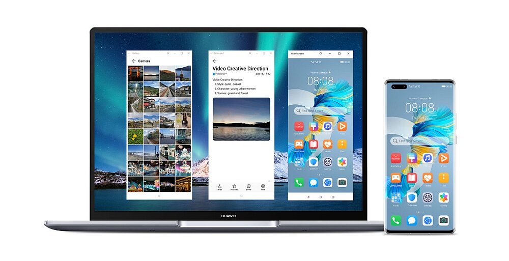 laptop HUAWEI MateBook 14 ekran procesor klawiatura pamięć rozdzielczość pojemność bateria ram porty łączność