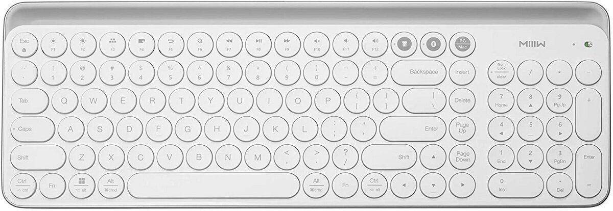 Klawiatura XIAOMI MIIIW&nbsp;MWBK01 Bluetooth Dwa tryby połączenia Dwukanałowa obsługa Uniwersalność wysoka jakość Bezprzewodowa