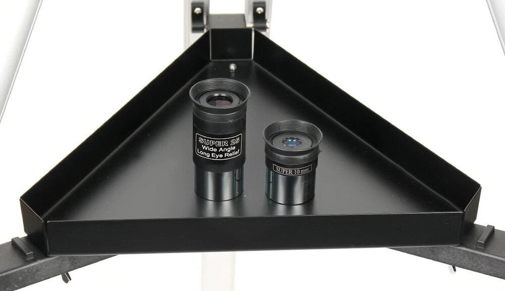 Teleskop SKY-WATCHER BK 1201 EQ3-2 120-1000 Wyciąg okularowy 2 okulary Kellnera 10 mm i 25 mm tacka z okularami