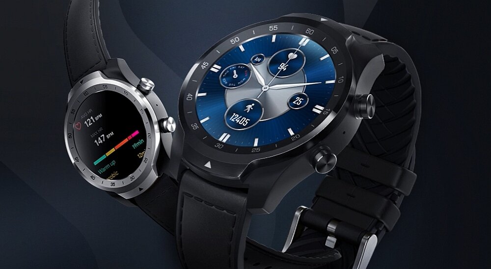 Smartwatch TICWATCH Pro S 2021 ekran bateria sport czujniki tlen krew puls zdrowie pasek smartfon