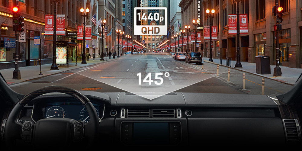 Wideorejestrator XIAOMI 70mai Dash Cam A400 - szerokie kąty nagrywania