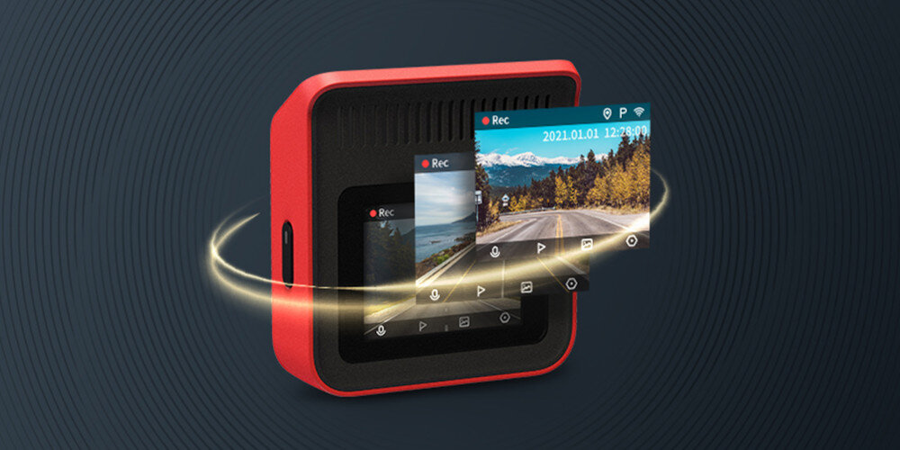 Wideorejestrator XIAOMI 70mai Dash Cam A400  - miejsce
