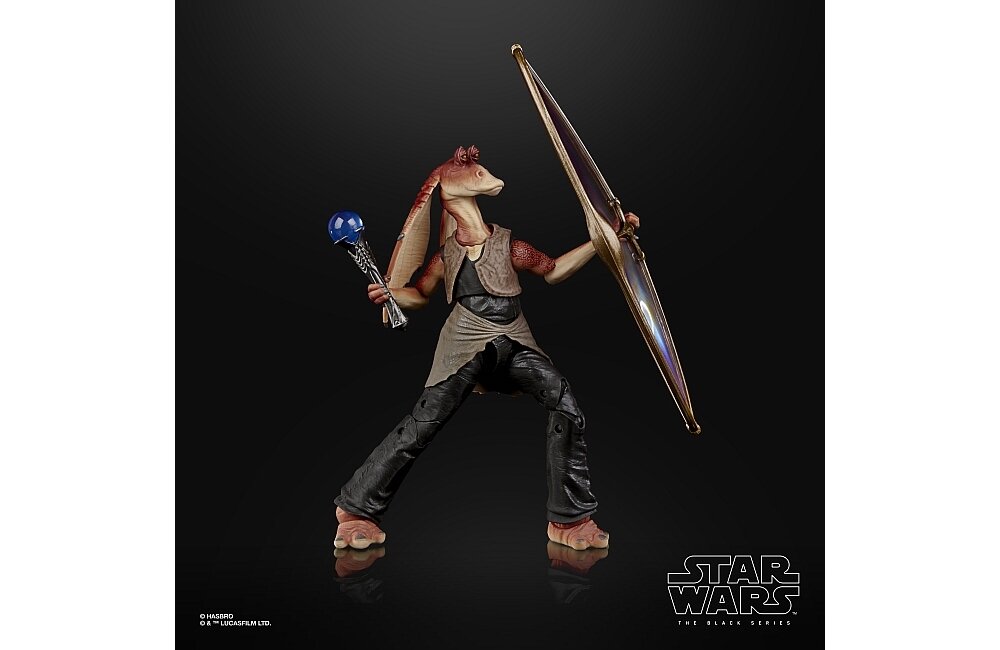 Figurka HASBRO Star Wars Deluxe jar jar zabawka kolekcja akcesoria wysokość wykonanie 